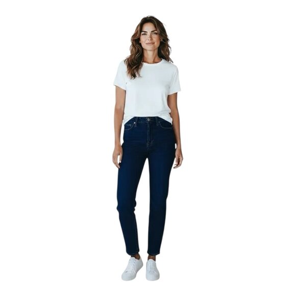Chicos Fabulously Slimming Straight Jeans~Size 0.5 (S/6)~Dark Indigo L12 04 - Picture 1 of 11
